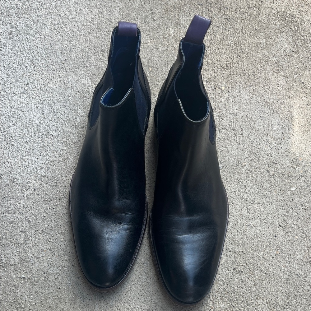 Ted Baker London Black Leather Men's Boots